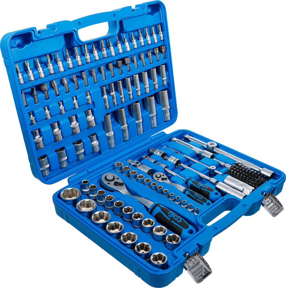 SOCKET SET | 6.3 MM (1/4") / 12.5 MM (1/2") DRIVE | 150 PCS. (74518)