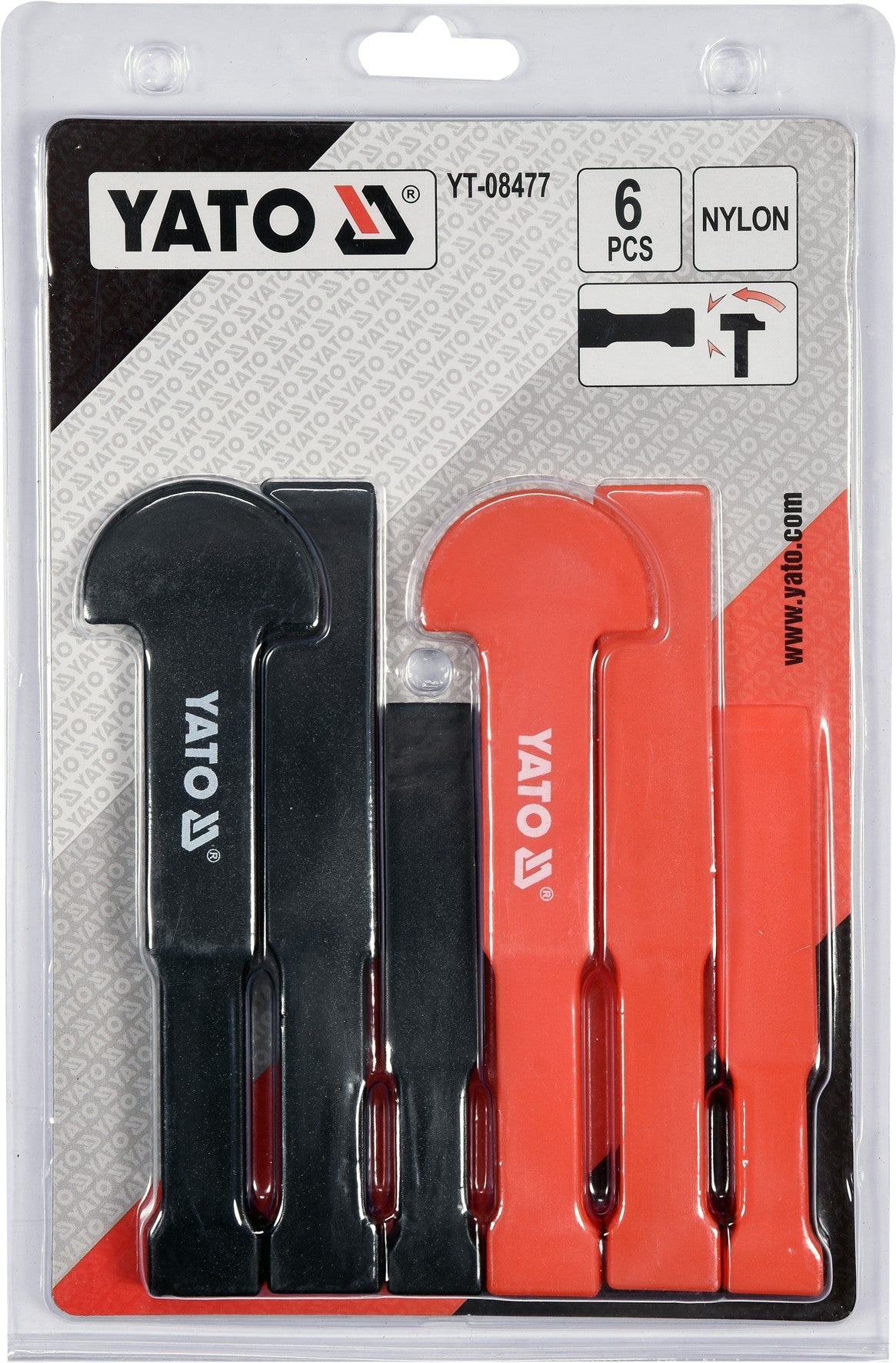 Plastikinių kaltų rinkinys | 6 vnt. (YT-08477)