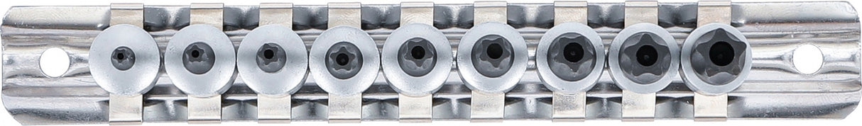 Antgalių rinkinys | 6,3 mm (1/4") | TS-Star (Torx Plus) TS10 - TS50 | 9 vnt (71020)
