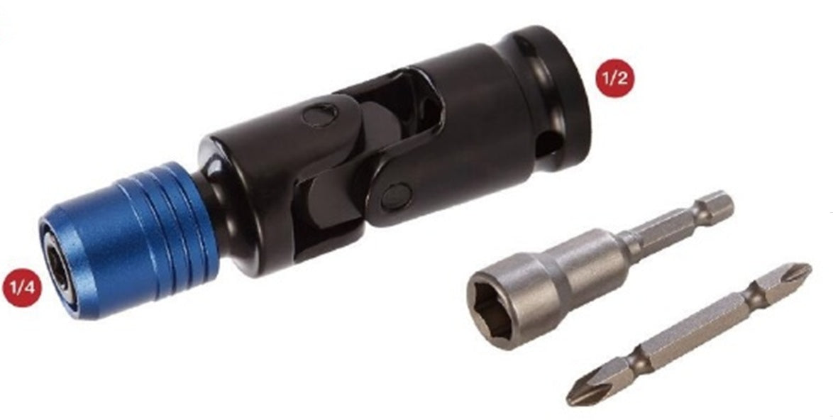 Universalus smūginis jungties adapteris | 6.3 mm (1/4") / 12.5 mm (1/2") (UJ2A)