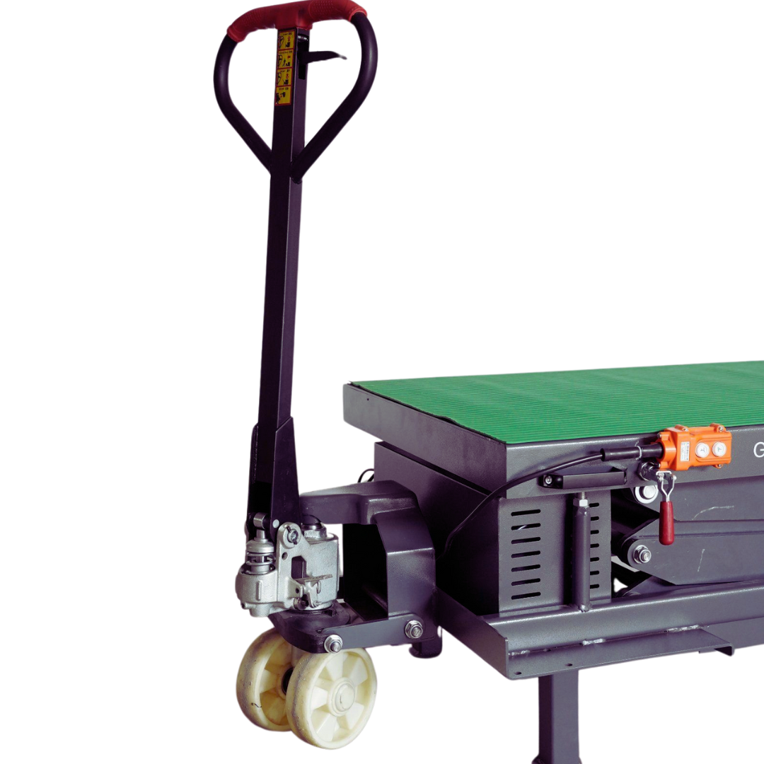 Elektrinių transporto priemonių akumuliatoriaus išmontavimo ir kėlimo platforma žirklinė (H2100)