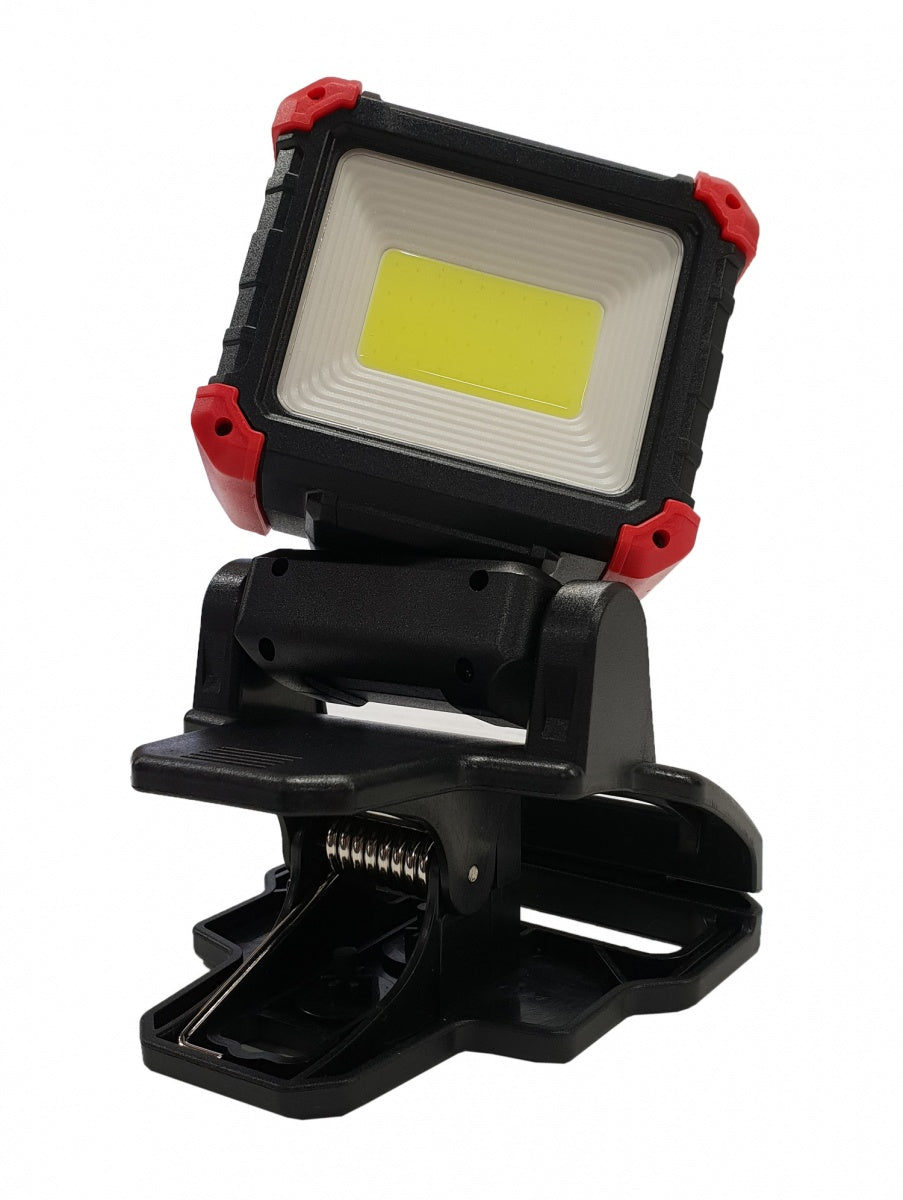 Darbo lempa įkraunama | su magnetu ir prisegtuku | 270°/ 180° | COB LED (RWL10C)