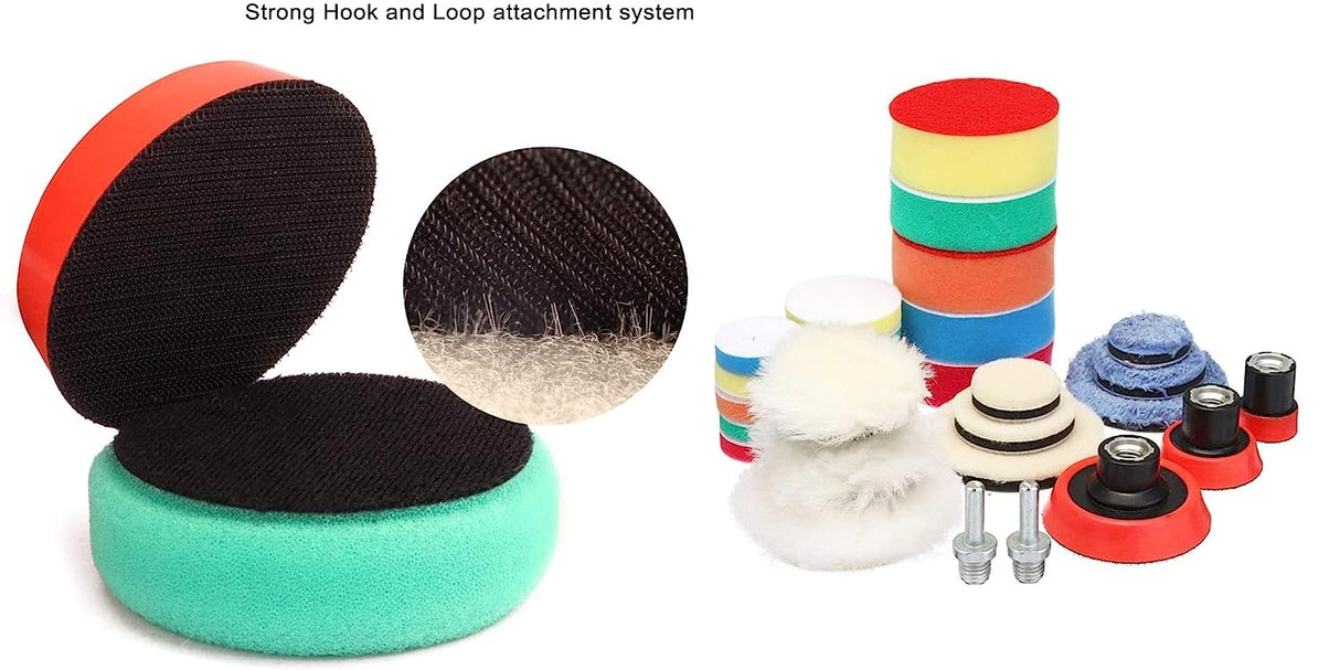 Šlifavimo, poliravimo, vaškavimo, sandarinimo glazūros rinkinys | 29 vnt. (P29A)