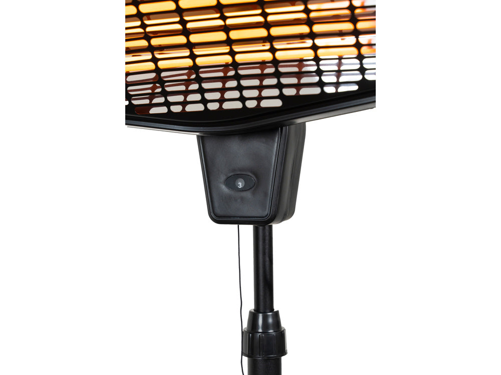 Infraraudonųjų spindulių šildytuvas | mobilus | 2200W (68793)