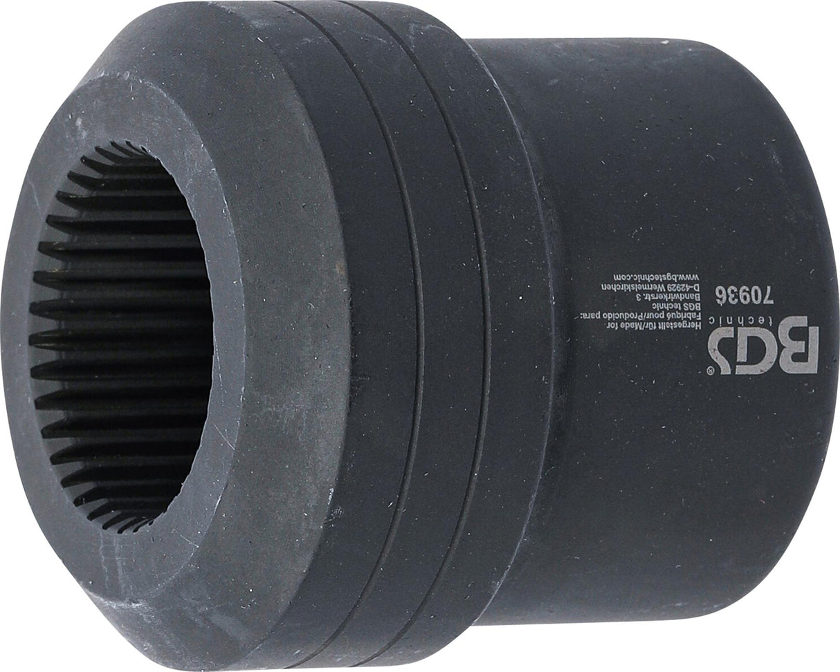 Speciali galvutė | Daugiakampė / Spline | 12,5 mm (1/2") | galinės ašies įvesties velenui | BMW (70936)