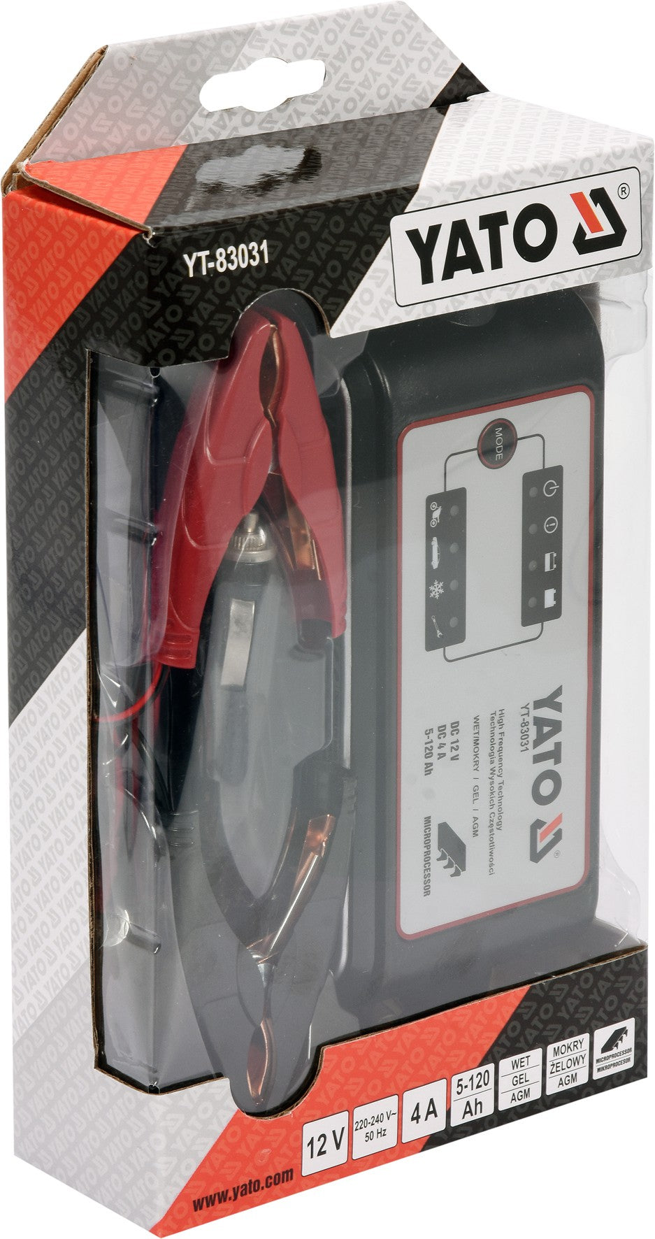 Elektroninis įkroviklis | 12V/4A (YT-83031)