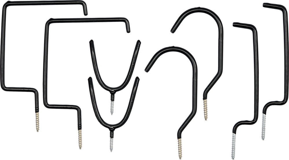 Kablių tvirtinamų ant lubų ir sienos, rinkinys 8 vnt. (74689)