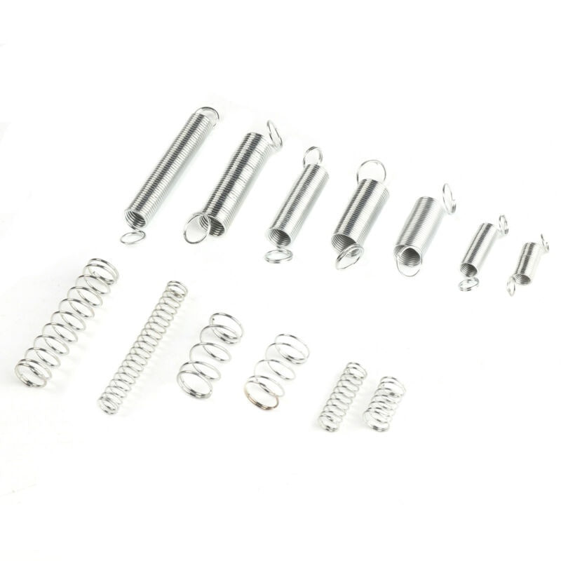 Spyruoklių asortimentas | Suspaudimo ir tempimo spyruoklės | 200 vnt. (SK01051)