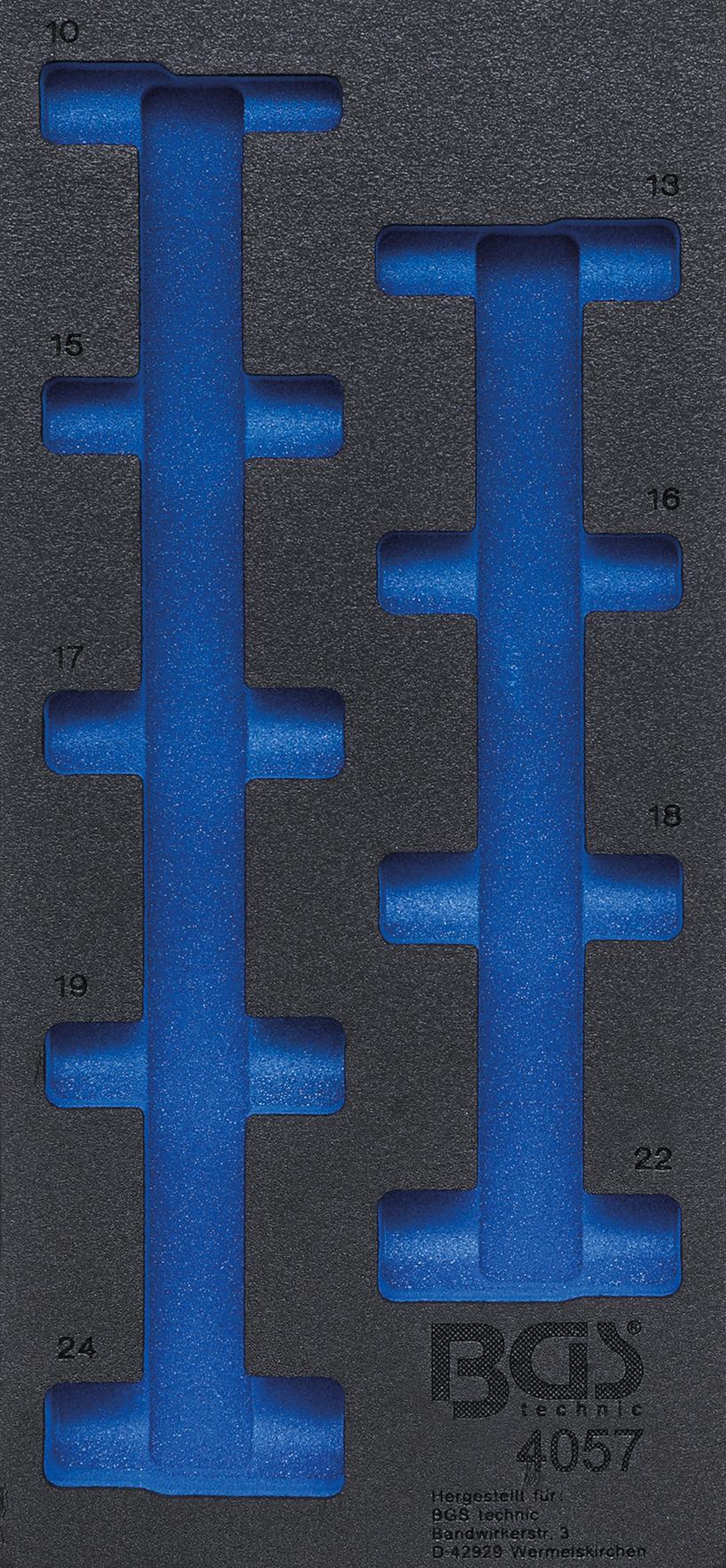 Įrankių dėklas 1/3, tuščias | 4057 pozicijai (4057-1)