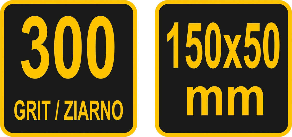 Galąstuvas deimantinis | perforuota plokštelė | 150 X 50 mm | P 300 (26132)