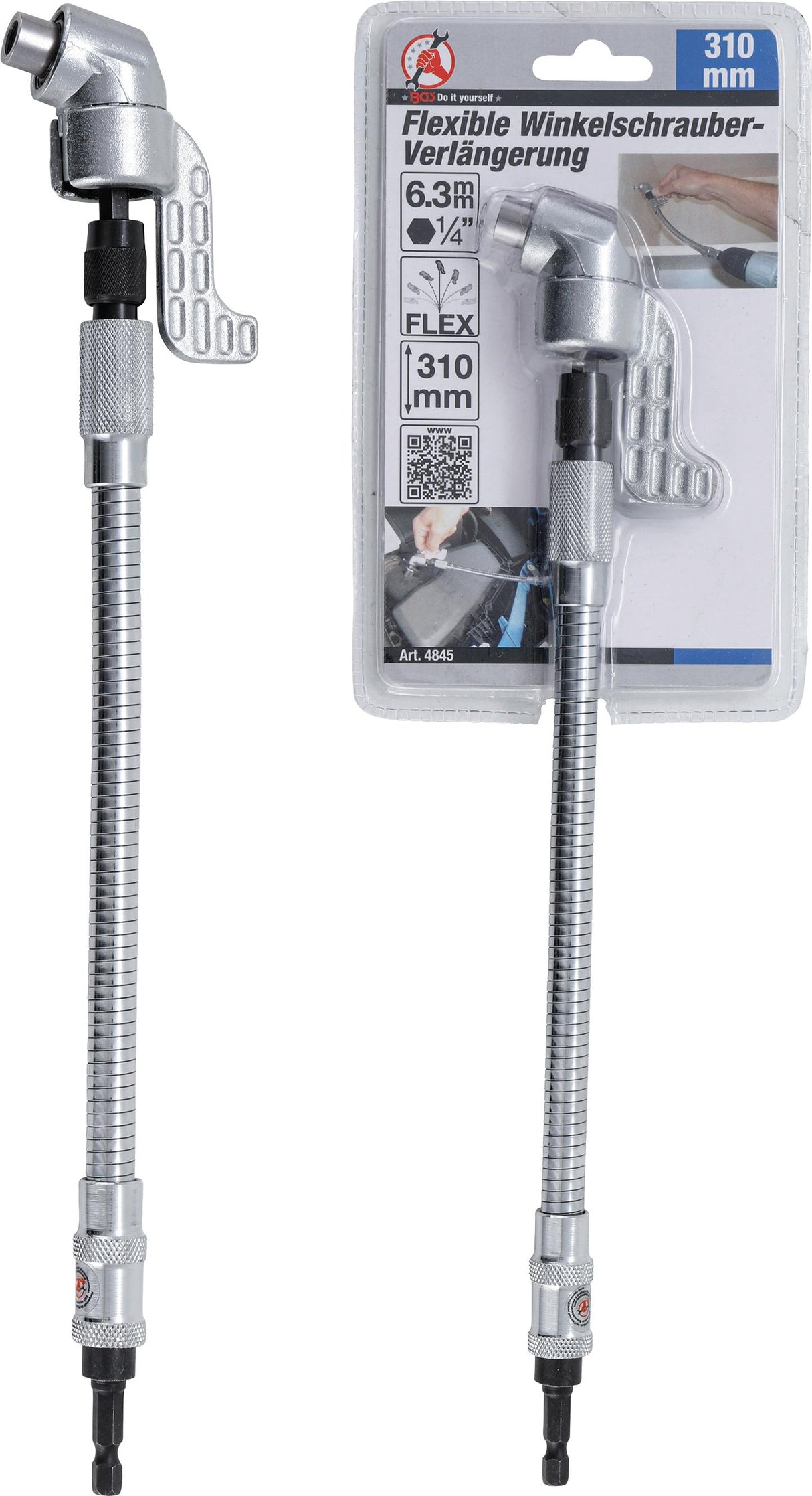 Atsuktuvas kampinis lankstus | 6.3 mm (1/4") | 310 mm (4845)