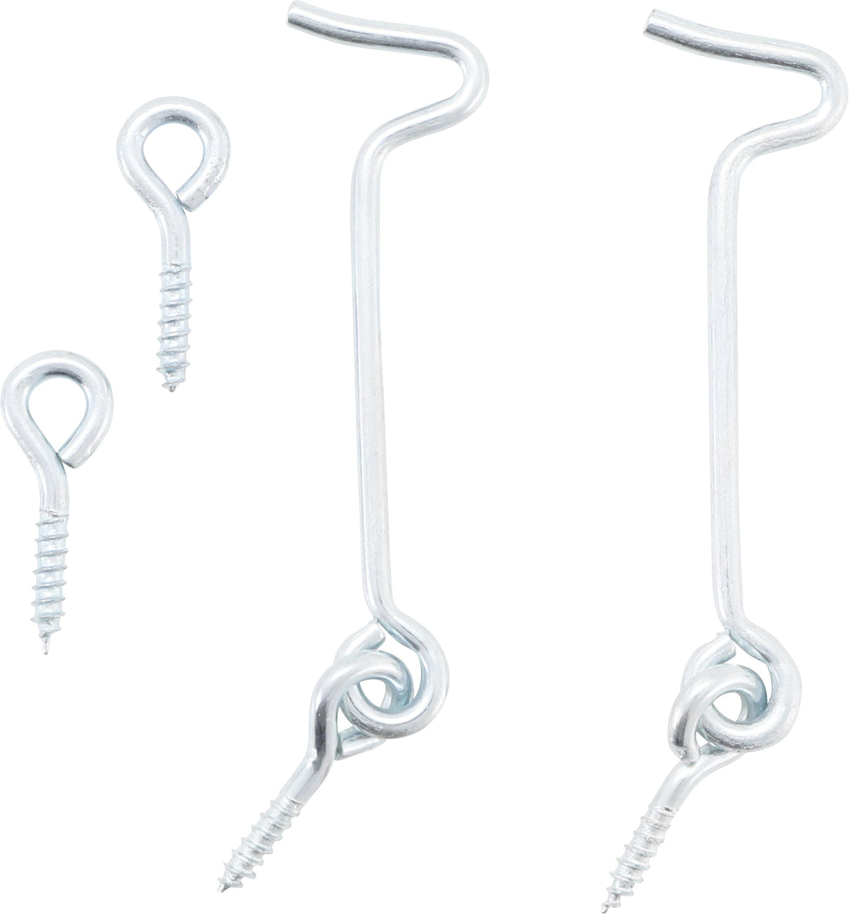 Kabliukų rinkinys su kilpomis | 4,0 x 80 mm | 2 vnt. (80942)