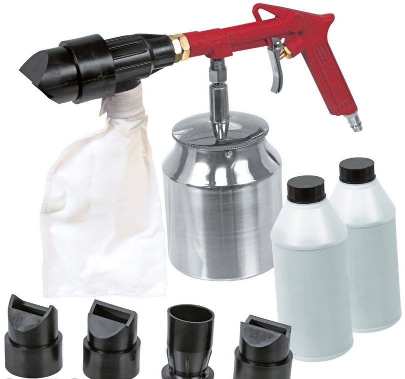 SANDBLASTER WITH 5 NOZZLES AND 1 KG SAND (LD-05-500)