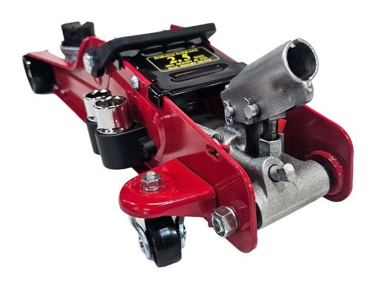 Domkratas žemo profilio | lagaminas / su priedais | 80-380 mm | 2.5 t (1720LX-BOX)