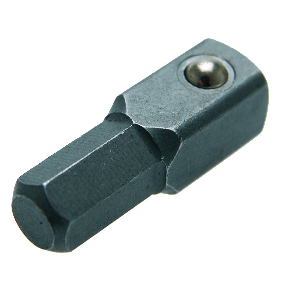 Adapteris 8 mm šešiakampis (5/16") - išorinis kvadratas 10 mm (3/8") | 30 mm (2229-1)