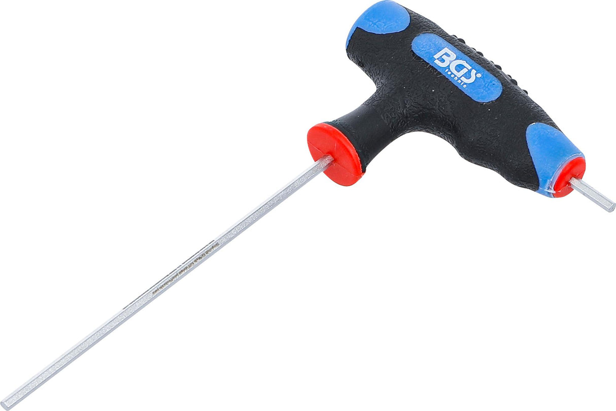 Atsuktuvas su T-rankenėle ir šonine geležte | hex šešiakampis 2.5 mm (4010-2)