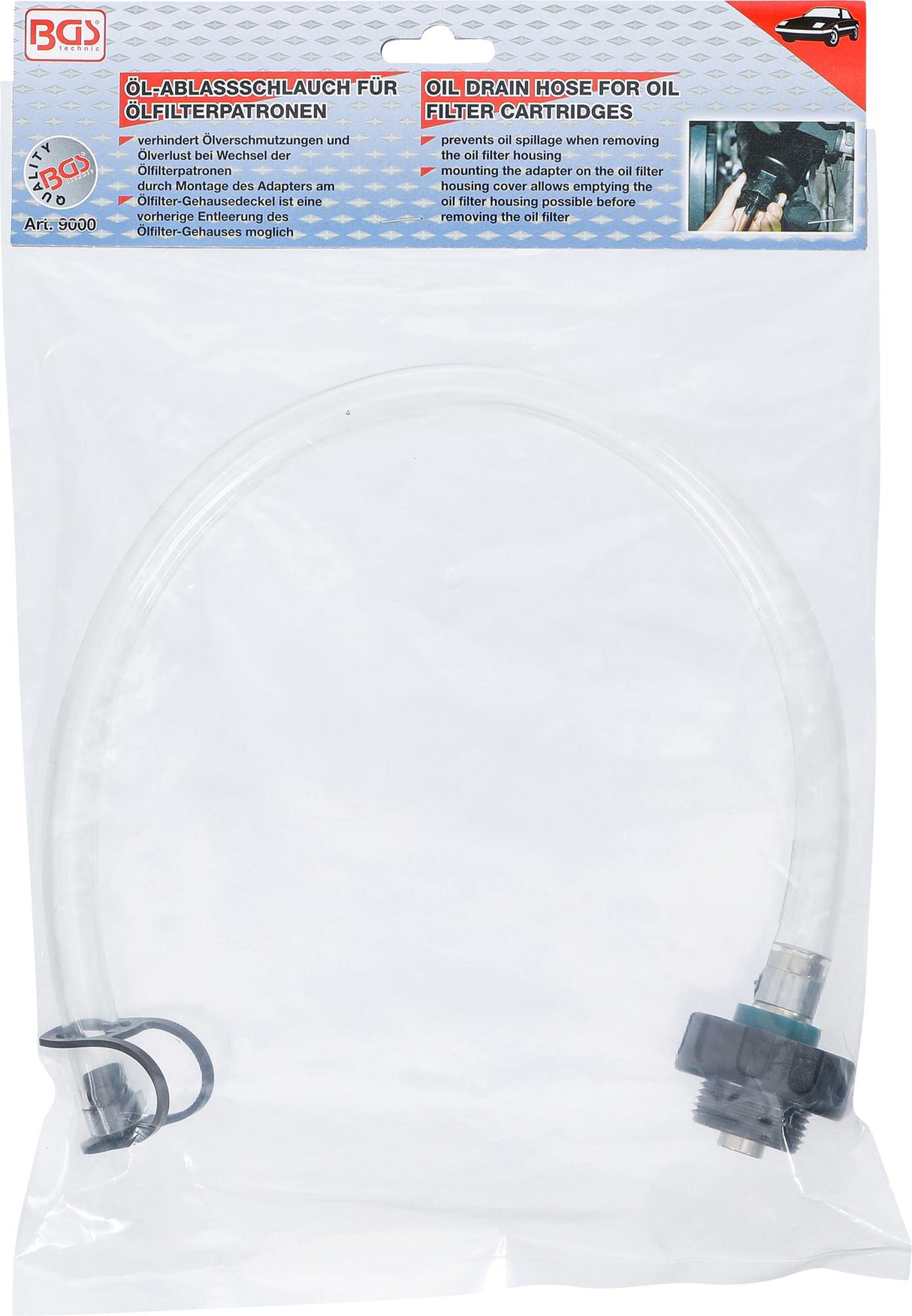 Alyvos išleidimo žarna /adapteris tepalo filtro kasetėms | VAG 1.8, 2.0 benzinas (9000)