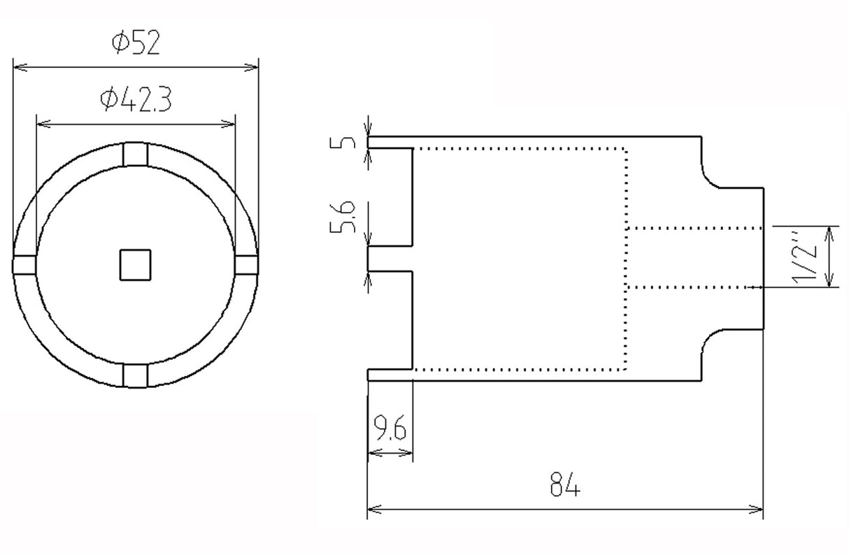 Galvutė pakabos šarnyrams | Citroen / Peugeot (5422)