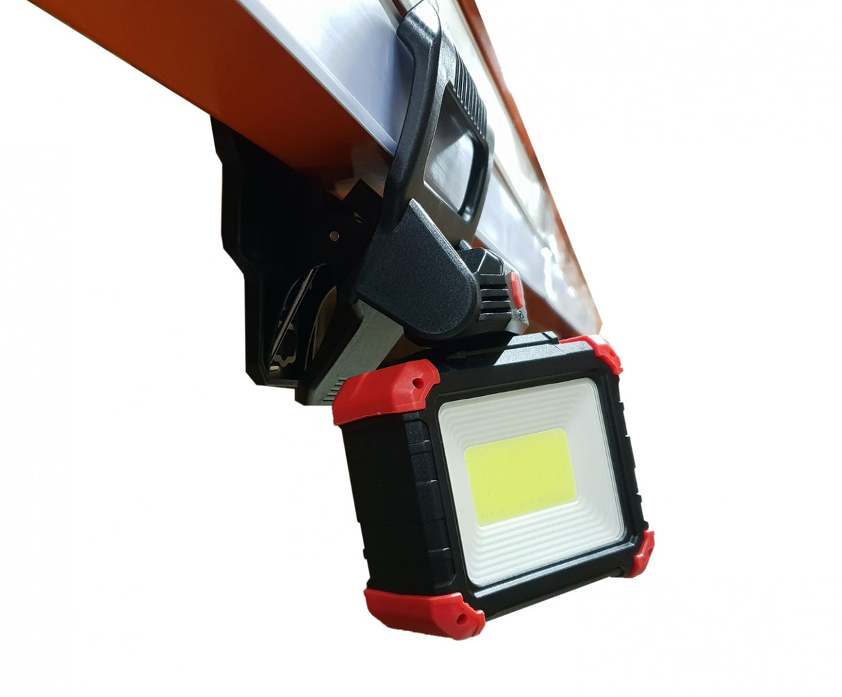 Darbo lempa įkraunama | su magnetu ir prisegtuku | 270°/ 180° | COB LED (RWL10C)