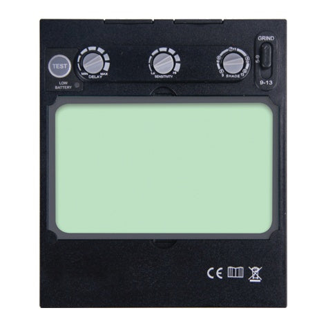 Automatiškai tamsėjanti suvirinimo kaukė / skydelis | TRUE COLOR (YT-73934)