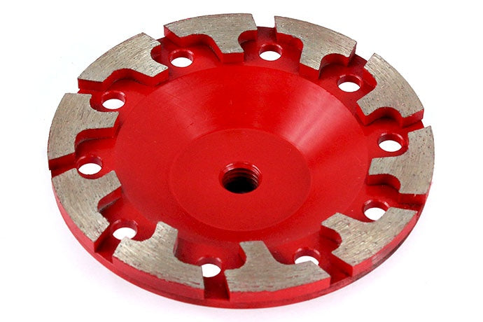 Deimantinis šlifavimo diskas | lėkštės tipo | T-formos eilė | M14x125 mm (TF0125)