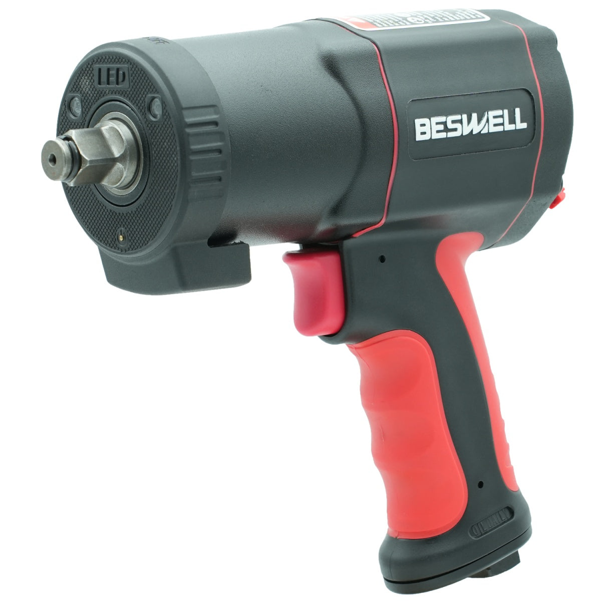 Pneumatinis smūginis veržliasukis | 12.5 mm (1/2") 1600 Nm | su nuimamu Led apšvietimu (BW-112FNL)