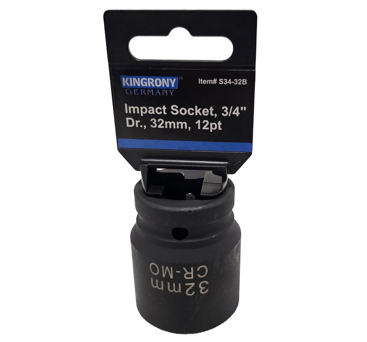 Galvutė smūginė | 12 kampų | 20 mm (3/4") | 32 mm (S34-32B)