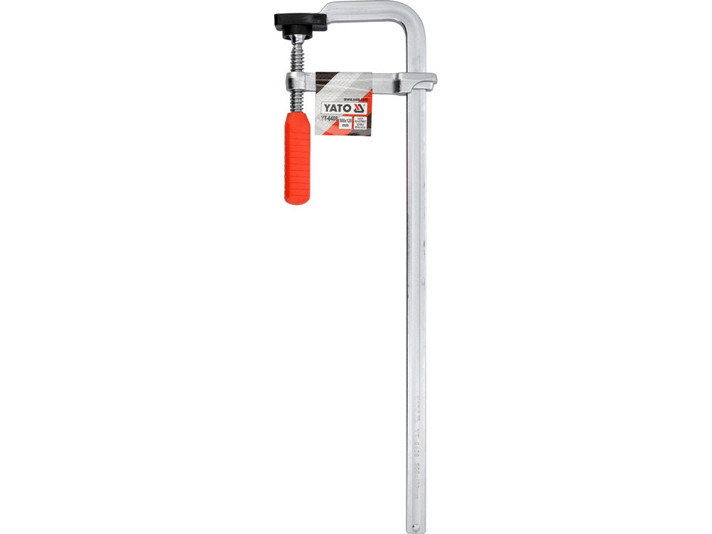 Spaustuvai F-tipo | kaltinis plienas | 500x120 mm (YT-6408)