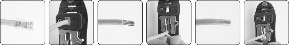 Replės konektoriams 4P-6P-8P (YT-2244)