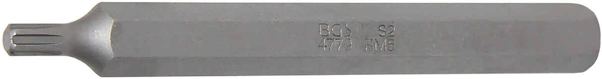 Antgalis | ilgis 100 mm | 10 mm (3/8") | Spline (RIBE) M5 (4770)