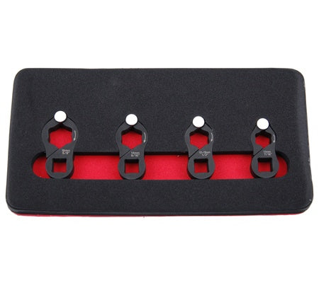 Peteliškės tipo raktų komplektas 4vnt, 11.2-16 mm (1380)