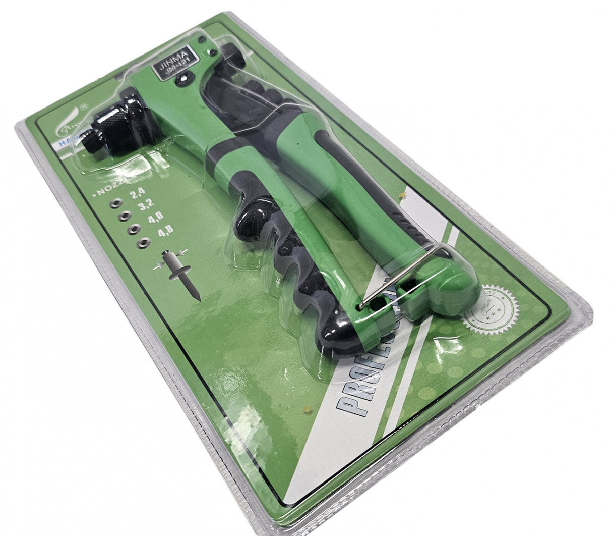 Kniediklis plieninėms, nerūdyjančio plieno kniedėms 2,4 - 4,8 mm (SK402)