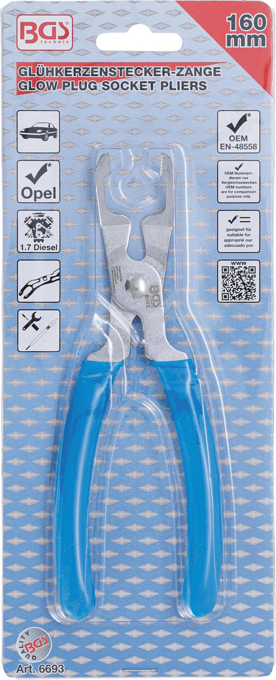 Kaitinimo žvakių jungčių replės | lenktos | Opel / Vauxhall 1.7 dyzelinas (6693)