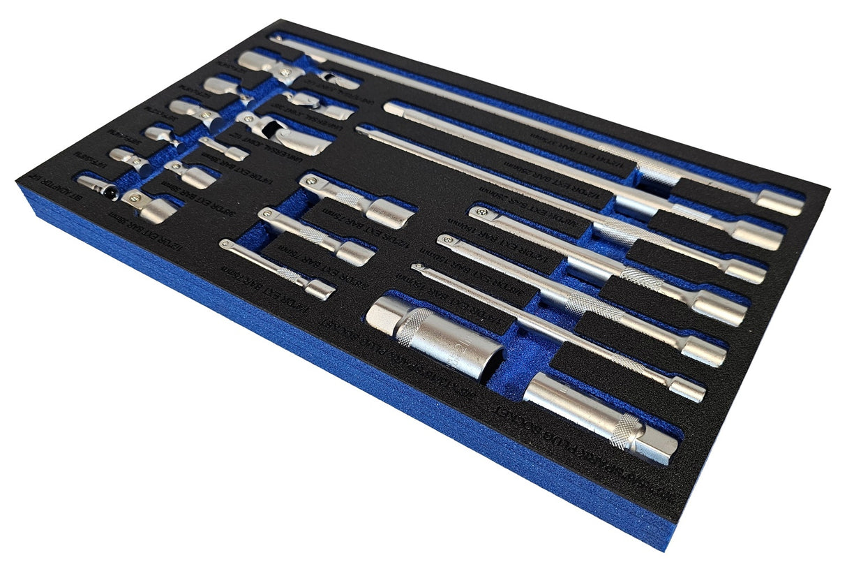 Adapterių šarnyrų ilgintuvų rinkinys | 23 vnt (SK023)