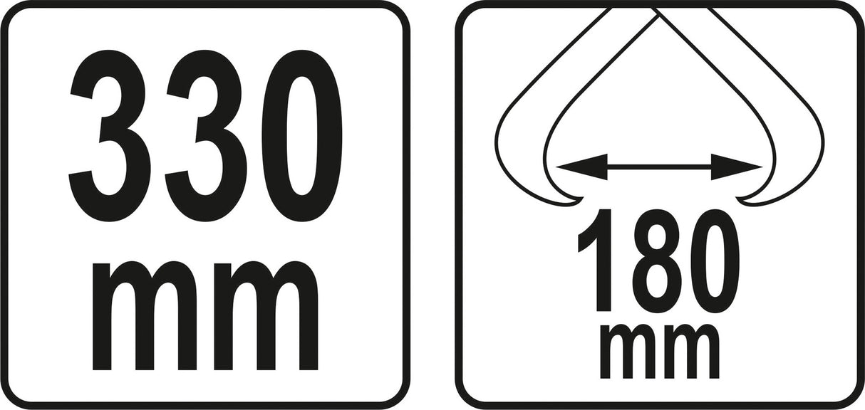 Žnyplės pernešimui | miško ir sodo darbams | 275/330 mm (YT-79905)