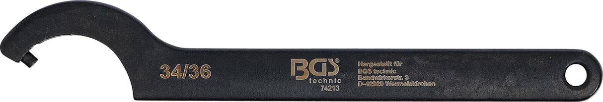 Veržliaraktis užmetamas | su antgaliu | 34 - 36 mm (74213)