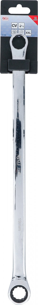 Terkšlinis žiedinis dvipusis veržliaraktis | ilgas tipas | 19 mm (7249)