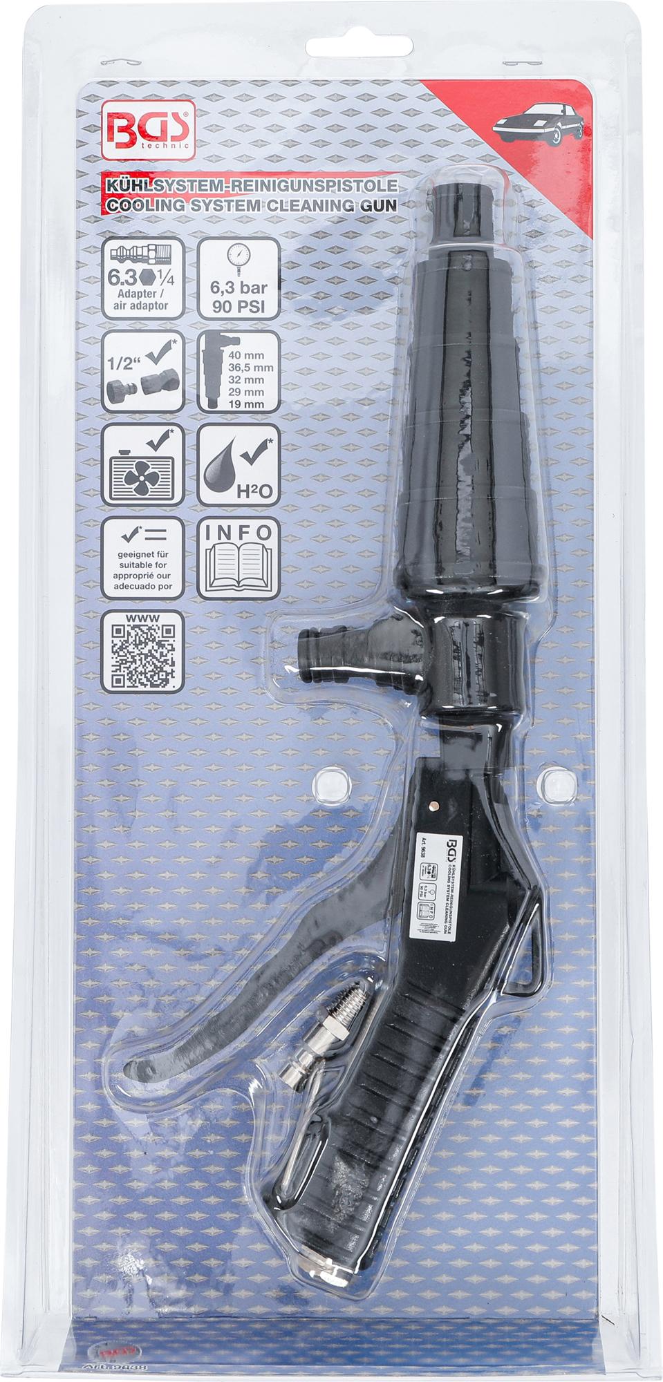 Aušinimo sistemos valymo / praplovimo pistoletas (9638)