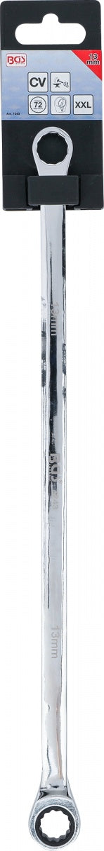 Terkšlinis žiedinis dvipusis veržliaraktis | ilgas tipas | 13 mm (7243)