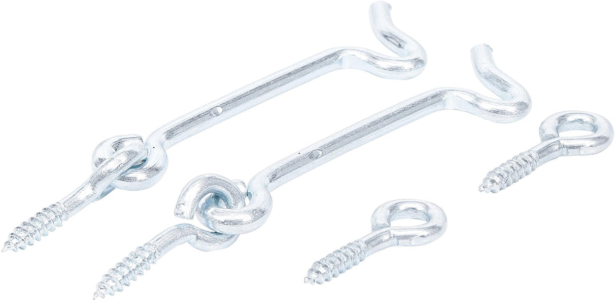 Kabliukų rinkinys su kilpomis | 4,0 x 80 mm | 2 vnt. (80942)