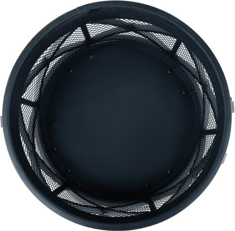 Židinys / laužavietė | nešiojama | juodas plienas | 42 cm (99702)