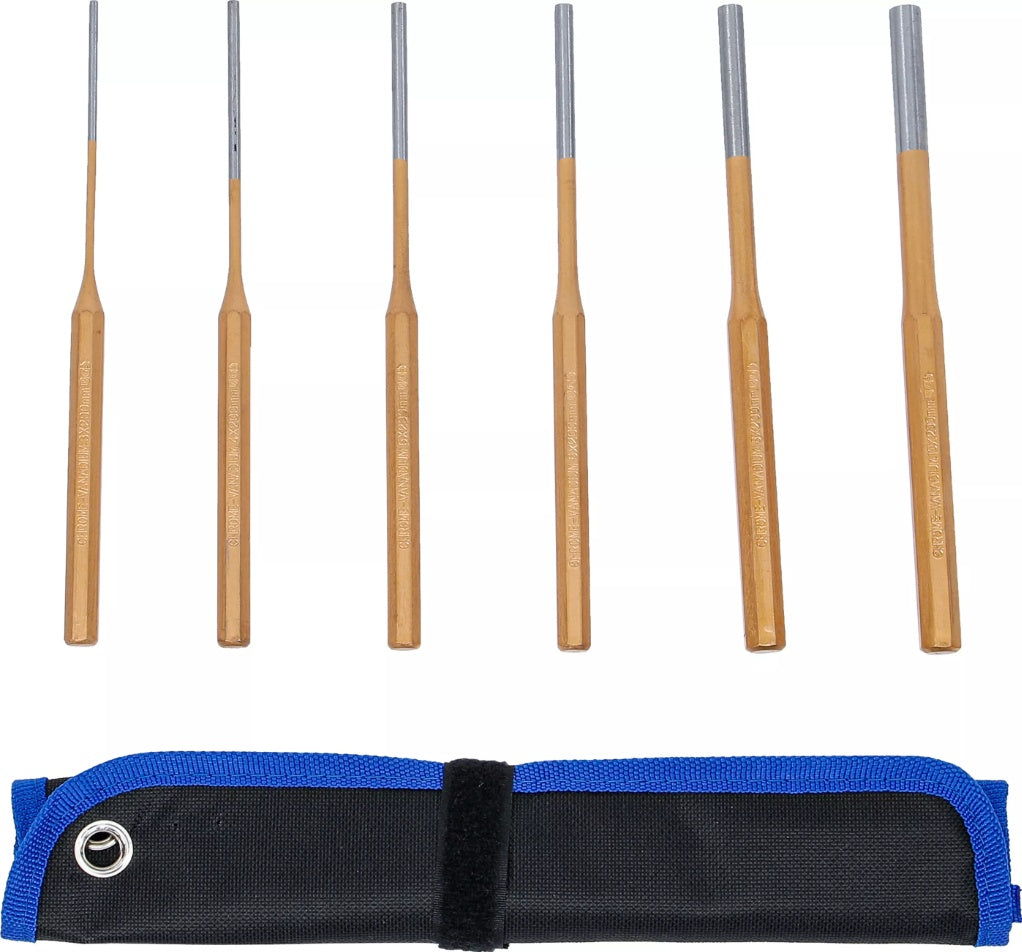 Bukų išmušėjų rinkinys | 200 mm | 3 - 10 mm | 6 vnt.(1655)