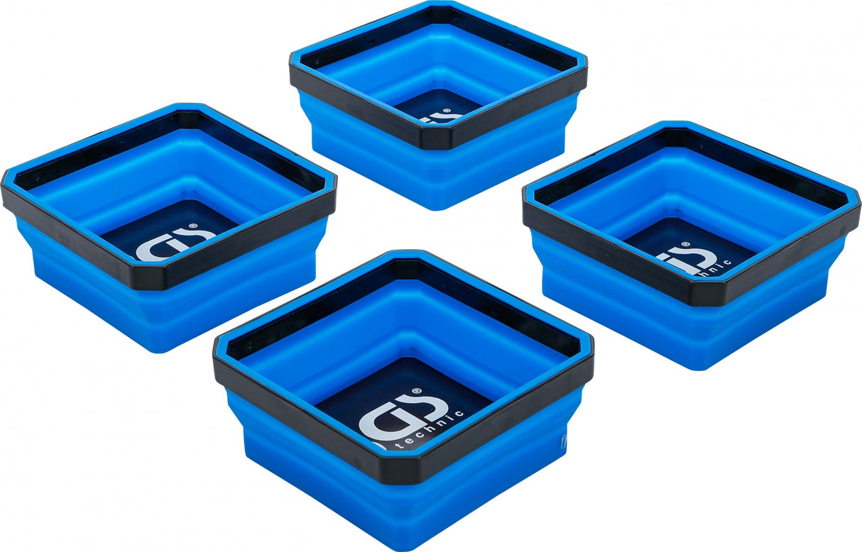 Magnetinių indų rinkinys | Silikonas | lanksčios | 4 vnt. (74502B)