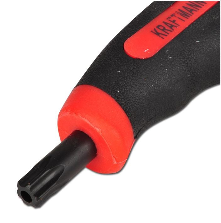 T-rankenėlių atsuktuvų rinkinys | T-Star su skyle (Torx) | T10-T50 | 9 vnt. (7880)