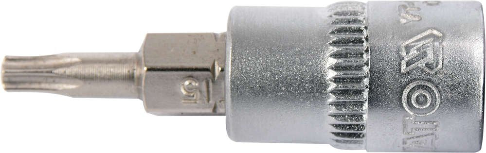 Antgalis įpresuotas į galvutę | 6.3 mm (1/4") | T-Star (Torx) T15 (YT-04303)