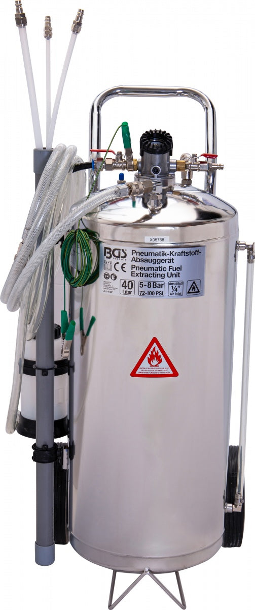 Pneumatinis kuro siurbimo įtaisas | 40 l (8702)