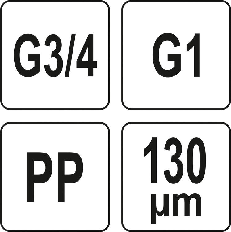Pakaitinė kasetė Y tipo vandens filtrui | 3/4" ir 1" (88938)