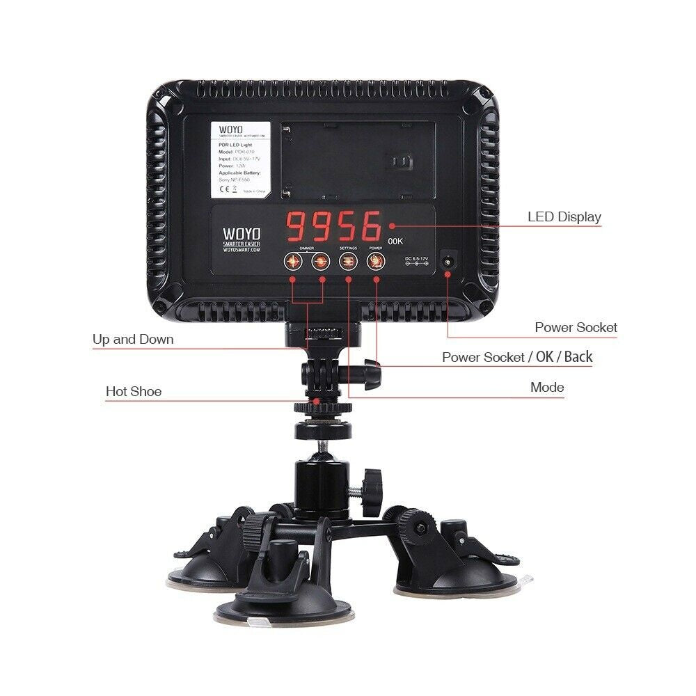 PDR plokštė pažangiam remontui / atšvaitas | prisiurbtukai | su apšvietimu (VPRP-1)