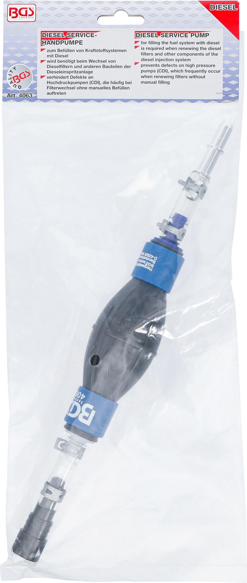 Pompa užpildyti dyzelinę kuro sistemą (4063)