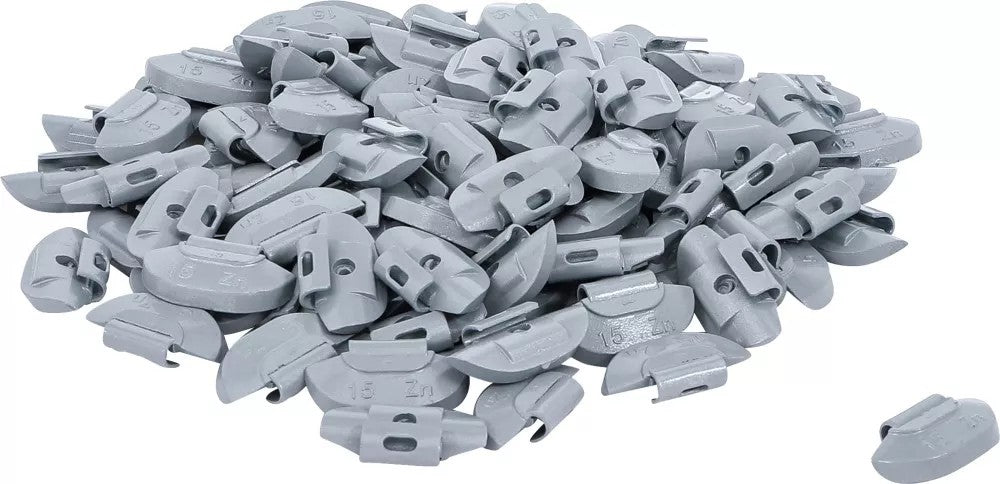 Svareliai balansavimui | Medžiaga: cinkas | 15 g | 100 vnt. (9425-15)